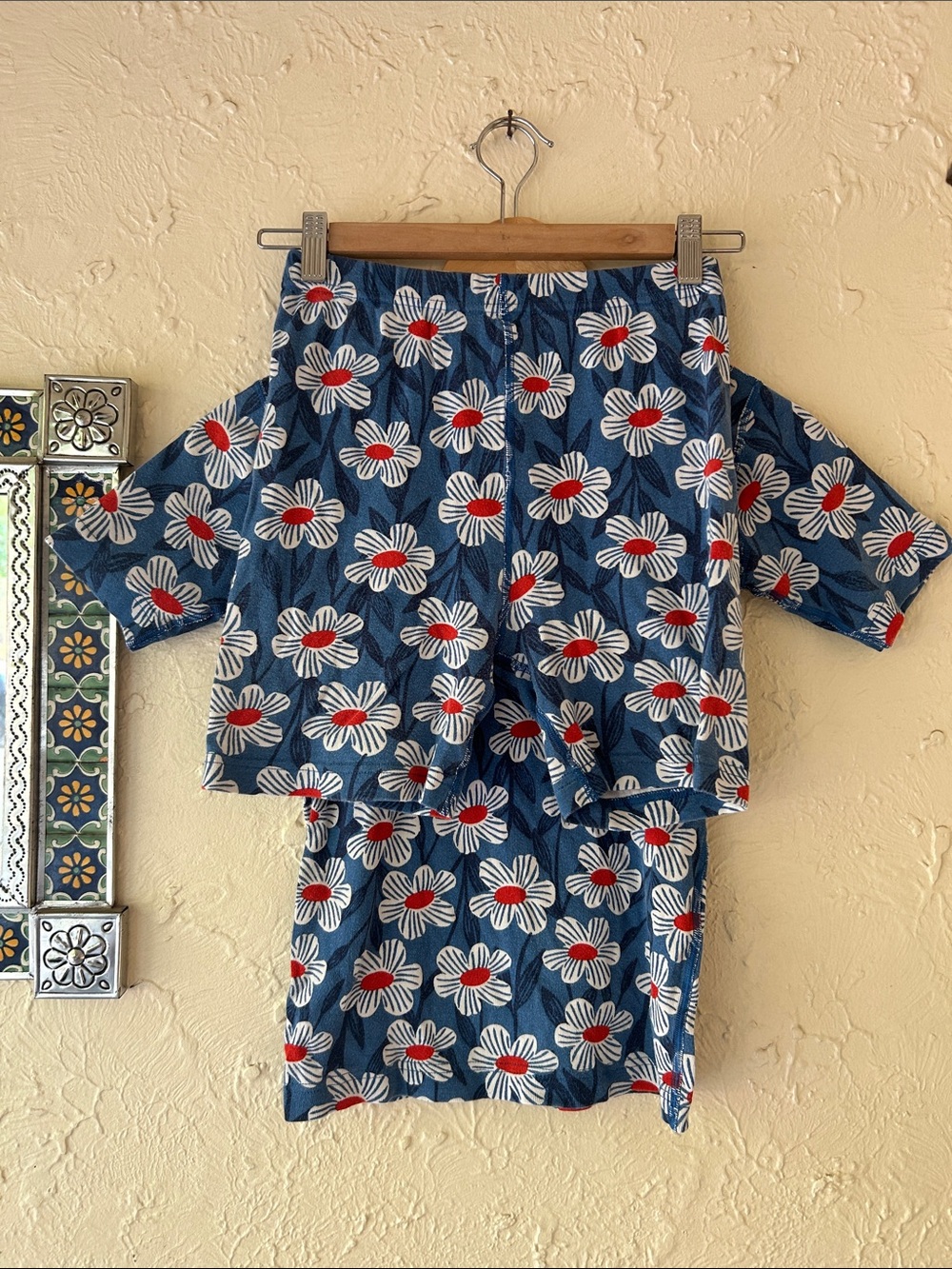 Hanna Andersson Floral Pajama Set 🌸 size 12-14
